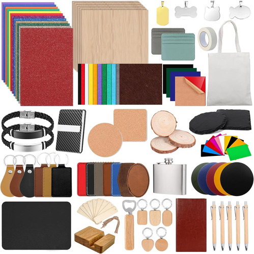 134pcs laser engraving blanks - laser,